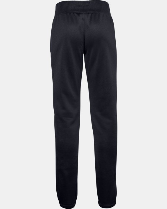 Girls' Armour Fleece® Pants, Black, pdpMainDesktop image number 1